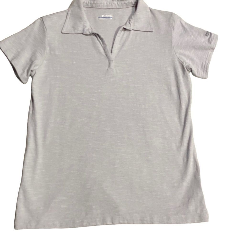 Columbia Grey Short Sleeve Polo - Picture 4 of 6